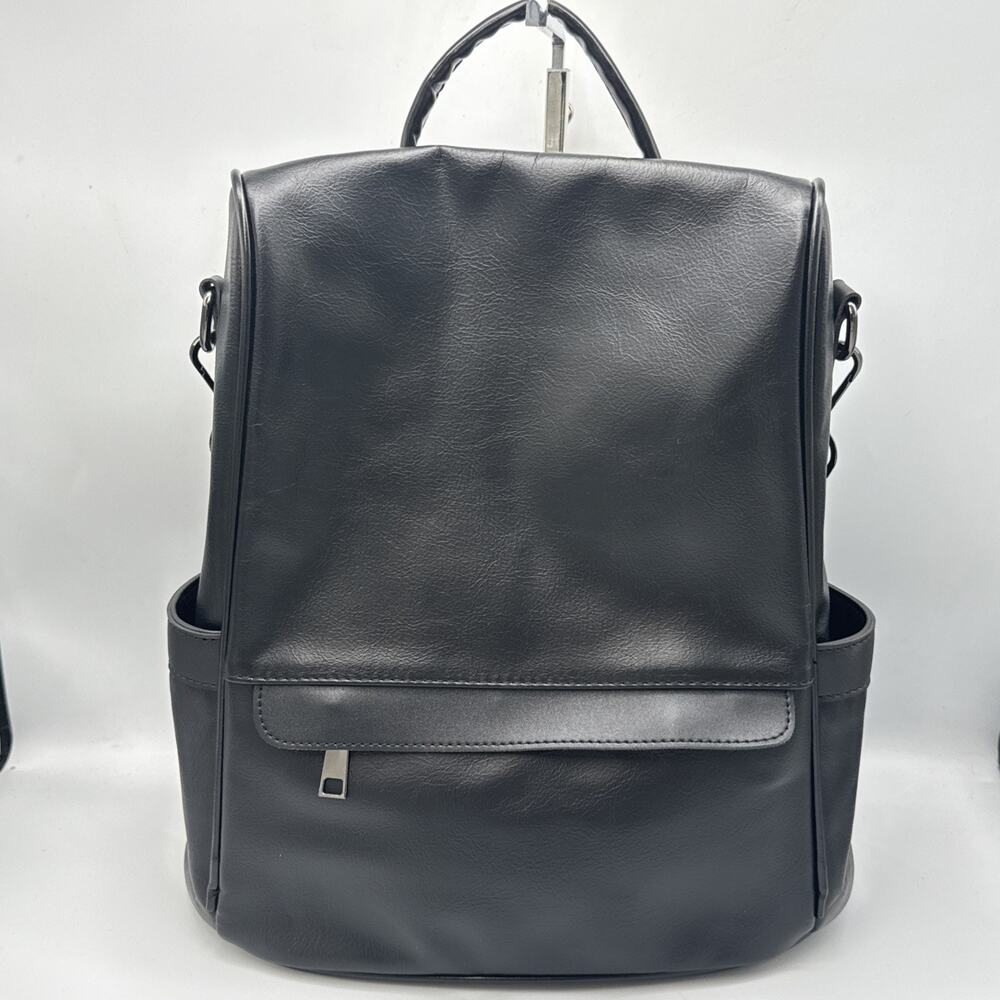 CHERUTY Women Backpack Purse Nylon Anti-theft Casual Lightweight Travel Bag Blk
